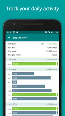 StepUp android App screenshot 1