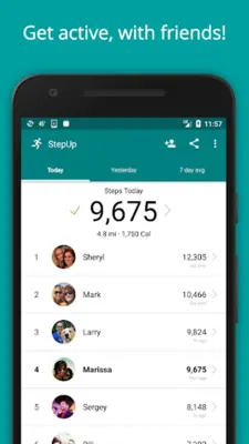 StepUp android App screenshot 2